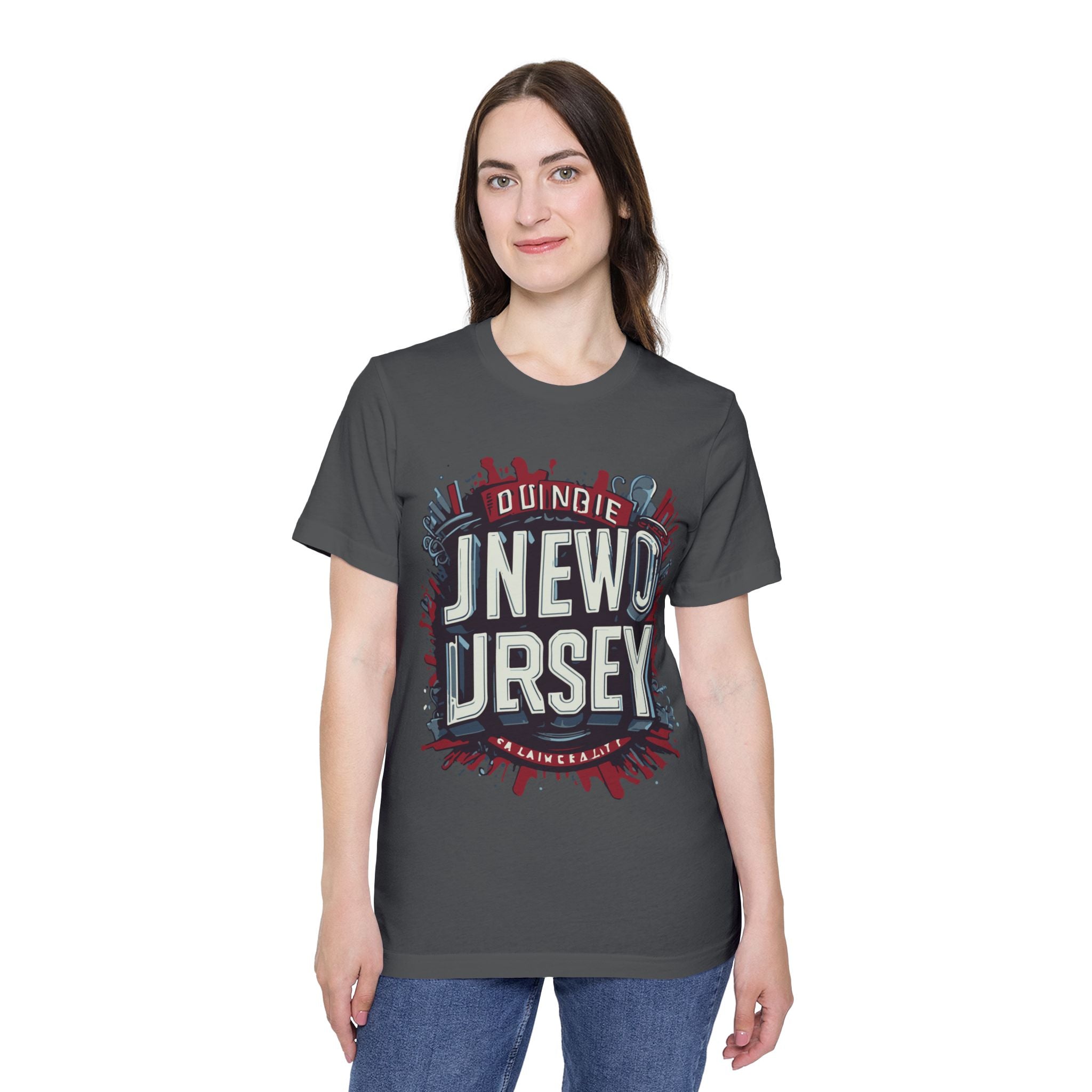 New Jersey T-Shirt Retro Vintage Shirt Gift Men Women T-Shirt