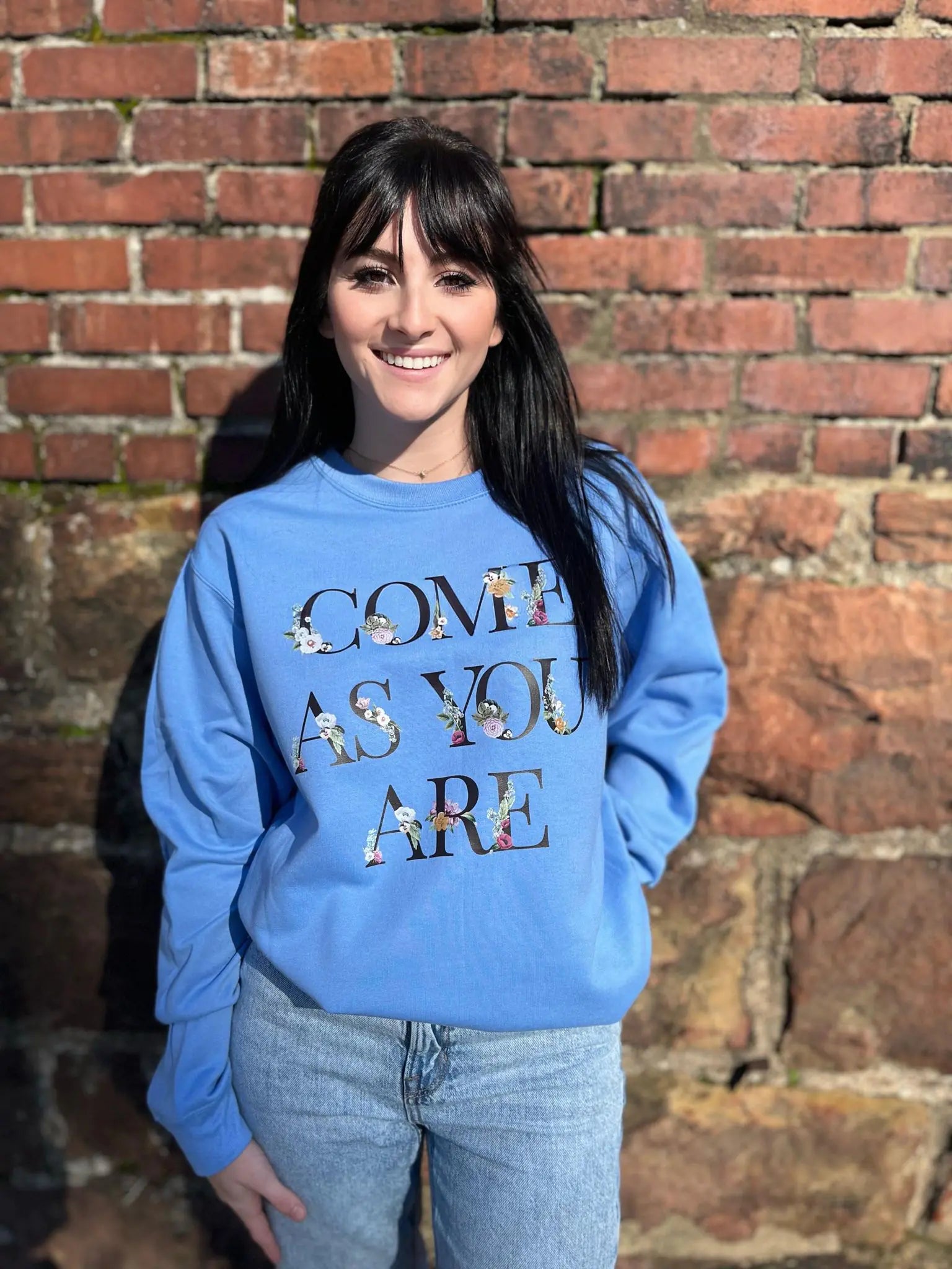 Come As You Are Sweatshirt- Women's Sweat Shirt