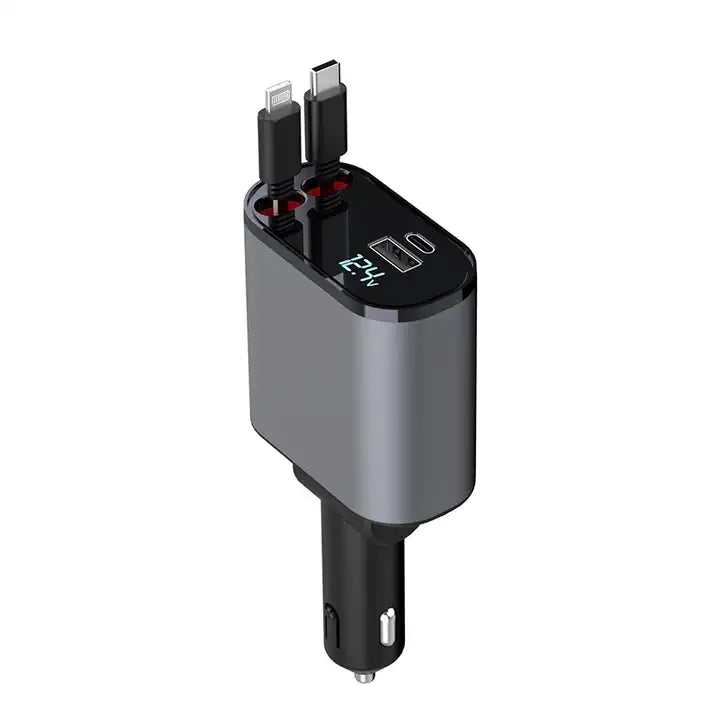 4-in-1 USB Car Fast Charger