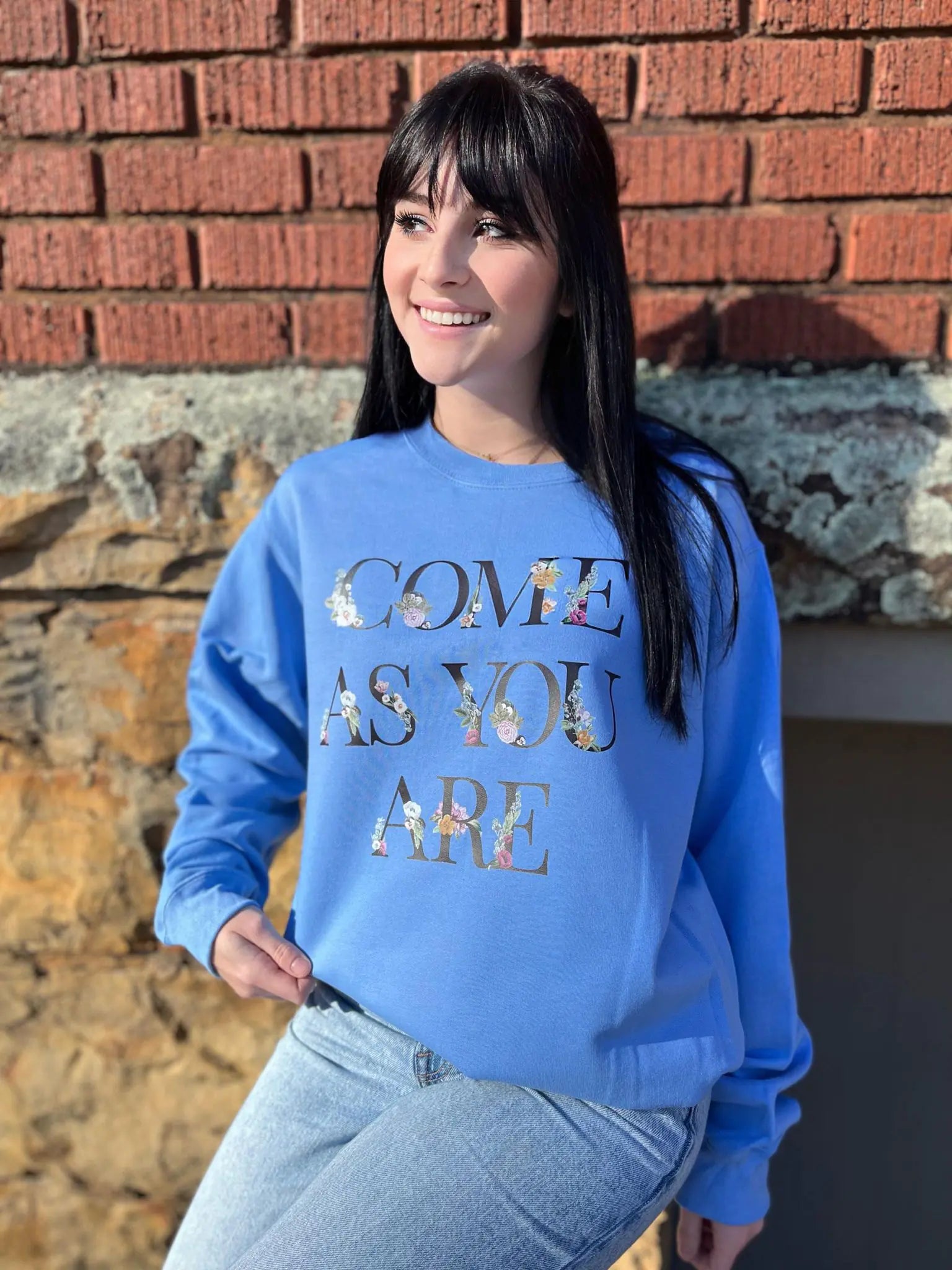 Come As You Are Sweatshirt- Women's Sweat Shirt